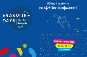 Najava: Dani Erasmusa 2026. u znaku vještina za budućnost