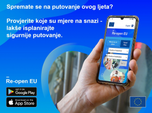 Putovanja Europom – jednostavnija i sigurnija uz &quot;Re-open EU&quot; i EU digitalnu COVID potvrdu