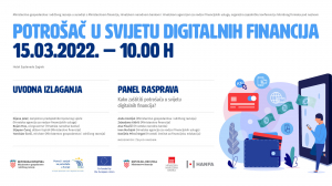 Najava konferencije povodom obilježavanja Svjetskog dana prava potrošača: „Potrošač u svijetu digitalnih financija&quot;