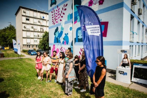 Europska godina mladih obogatila Zagreb muralom o Europskim snagama solidarnosti