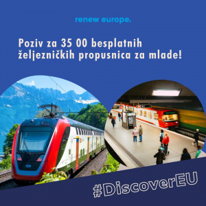 Poziv mladima na DiscoverEU - osvojite besplatnu putnu propusnicu i putujte Europom