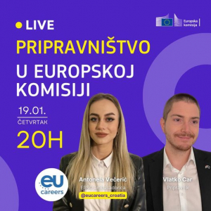 Prijenos uživo  - pripravništvo u Europskoj komisiji