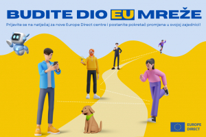 Poziv dionicima: bespovratna sredstva Europske komisije za novu generaciju centara EUROPE DIRECT 2026. – 2030.