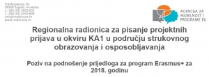 Radionice pisanja projektnih prijedloga za strukovno obrazovanje i osposobljavanje