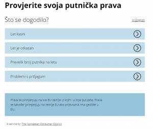 Provjerite svoja putnička prava