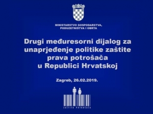 Poziv udrugama za zaštitu prava potrošača na Drugi međuresorni dijalog za unaprjeđenje politike zaštite potrošača u RH