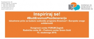 Poziv na događaj - Inspiriraj se! #BudiErasmusPlusGeneracija