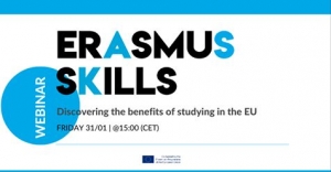 Webinar „Erasmus vještine: otkrivanje prednosti studiranja u EU“