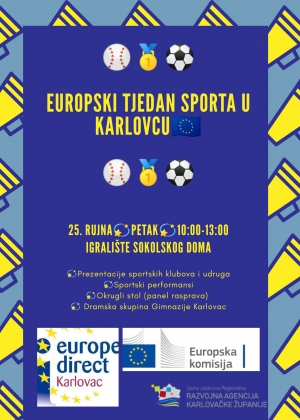 Najava - Europski tjedan sporta u Karlovcu